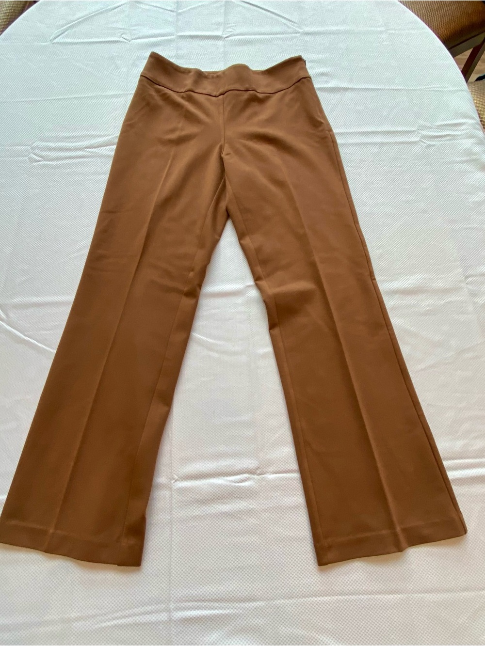 Brown Wide-Leg Ponte Pants Petite M Philosophy